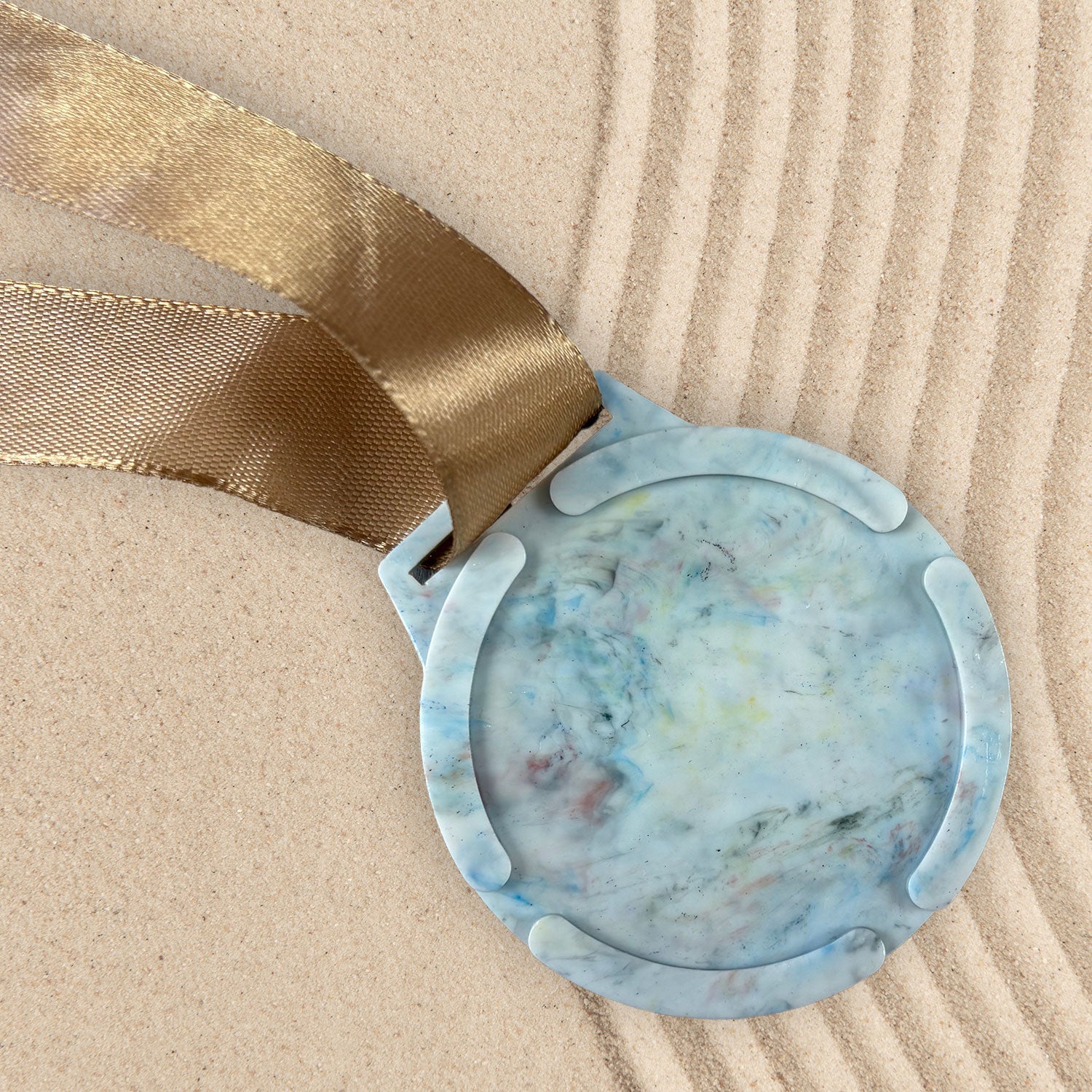 Eco-Friendly Recycled Plastic Medals, Multi Colour