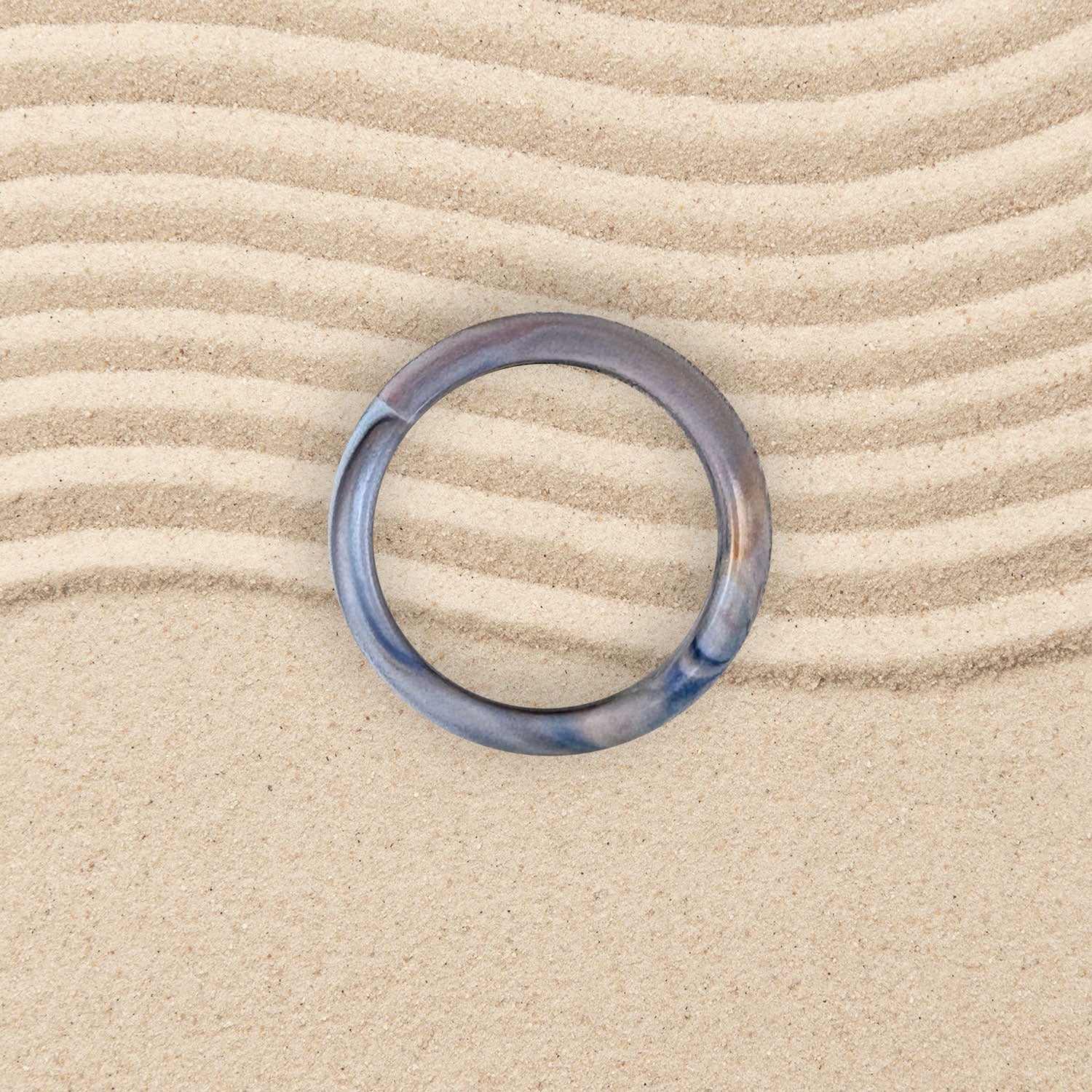 Cornish Inspired Recycled Plastic Ring, Multi Colour