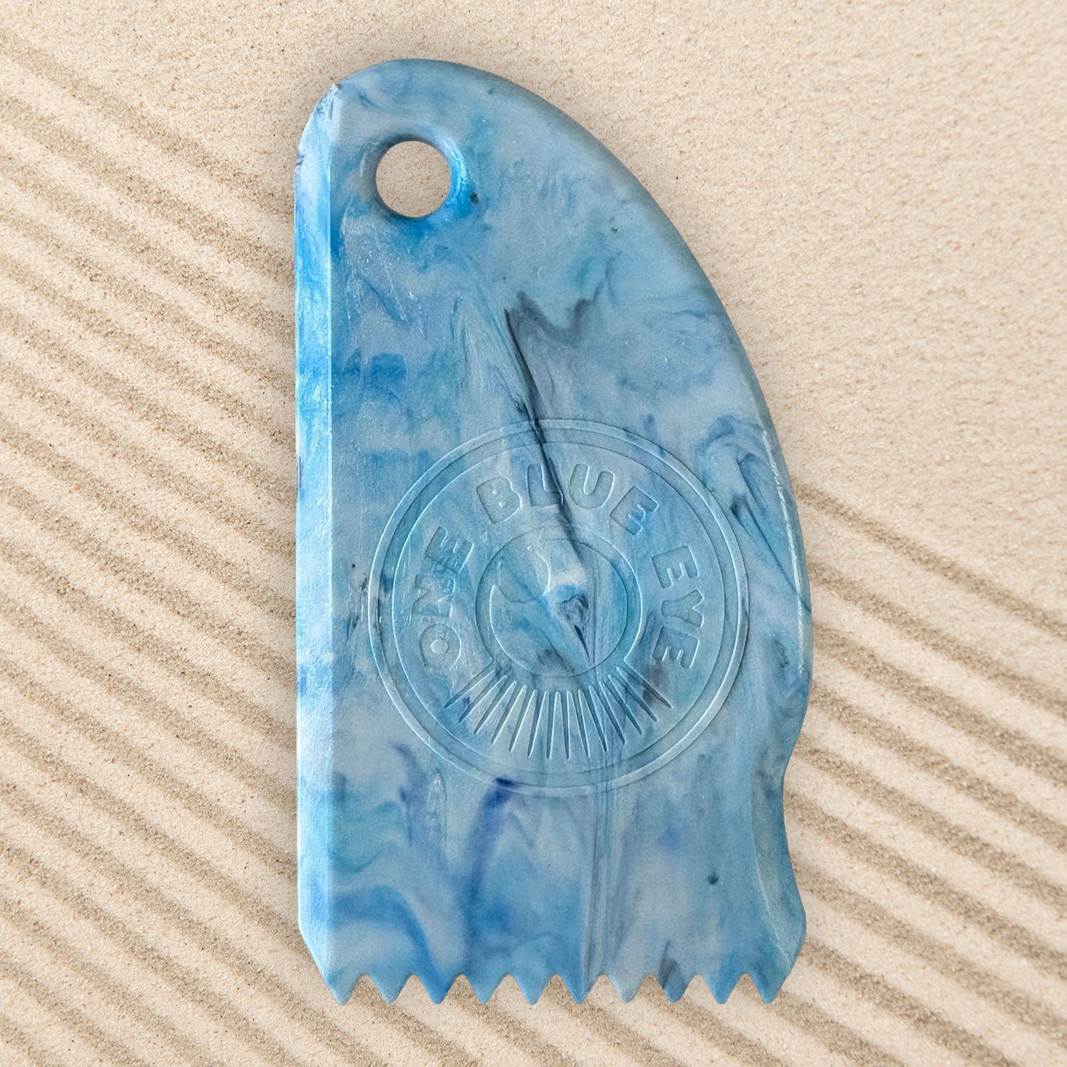 Eco Surf Wax Comb – Made in Cornwall from Recycled Plastic, Blue