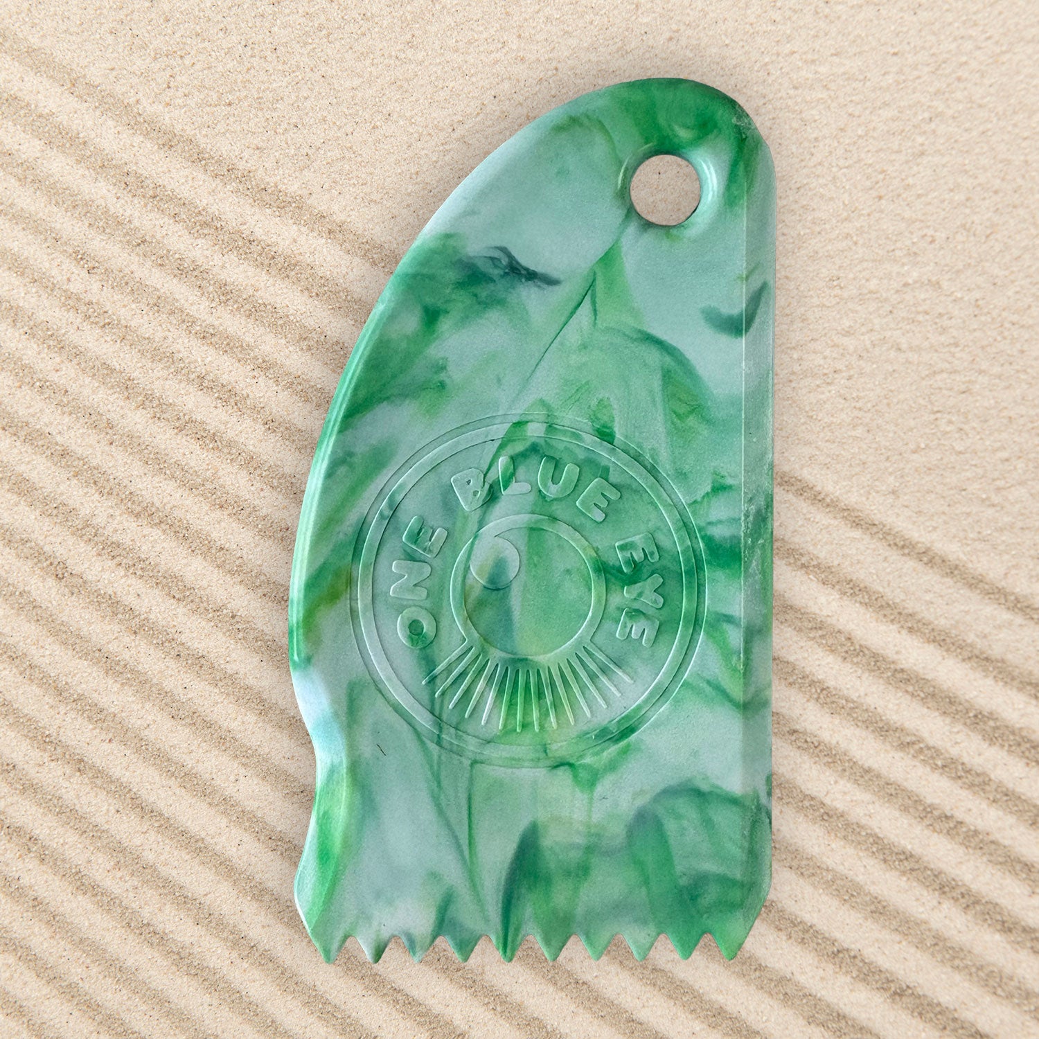 Eco Surf Wax Comb – Made in Cornwall from Recycled Plastic, Green