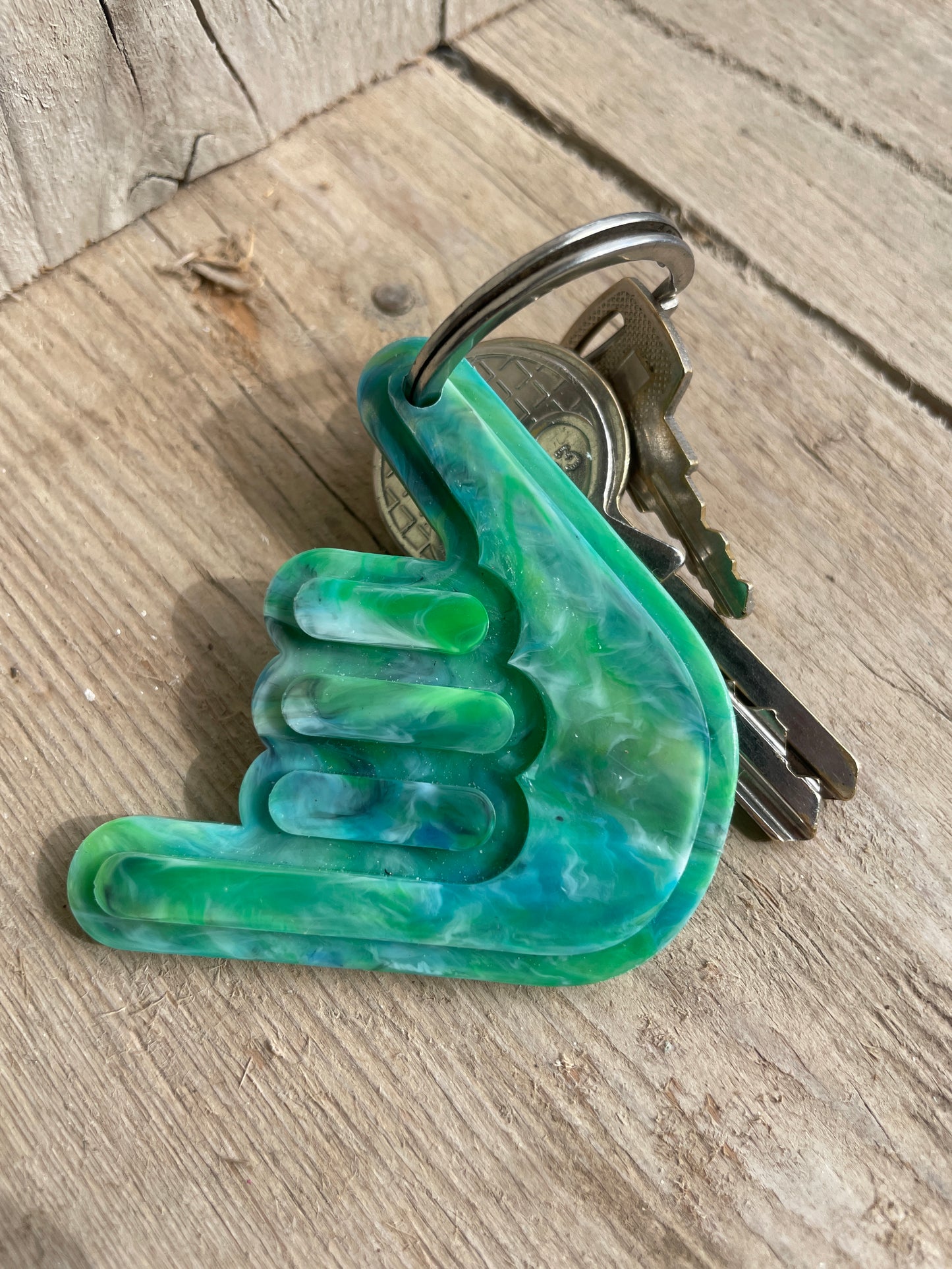 Shaka Key Ring