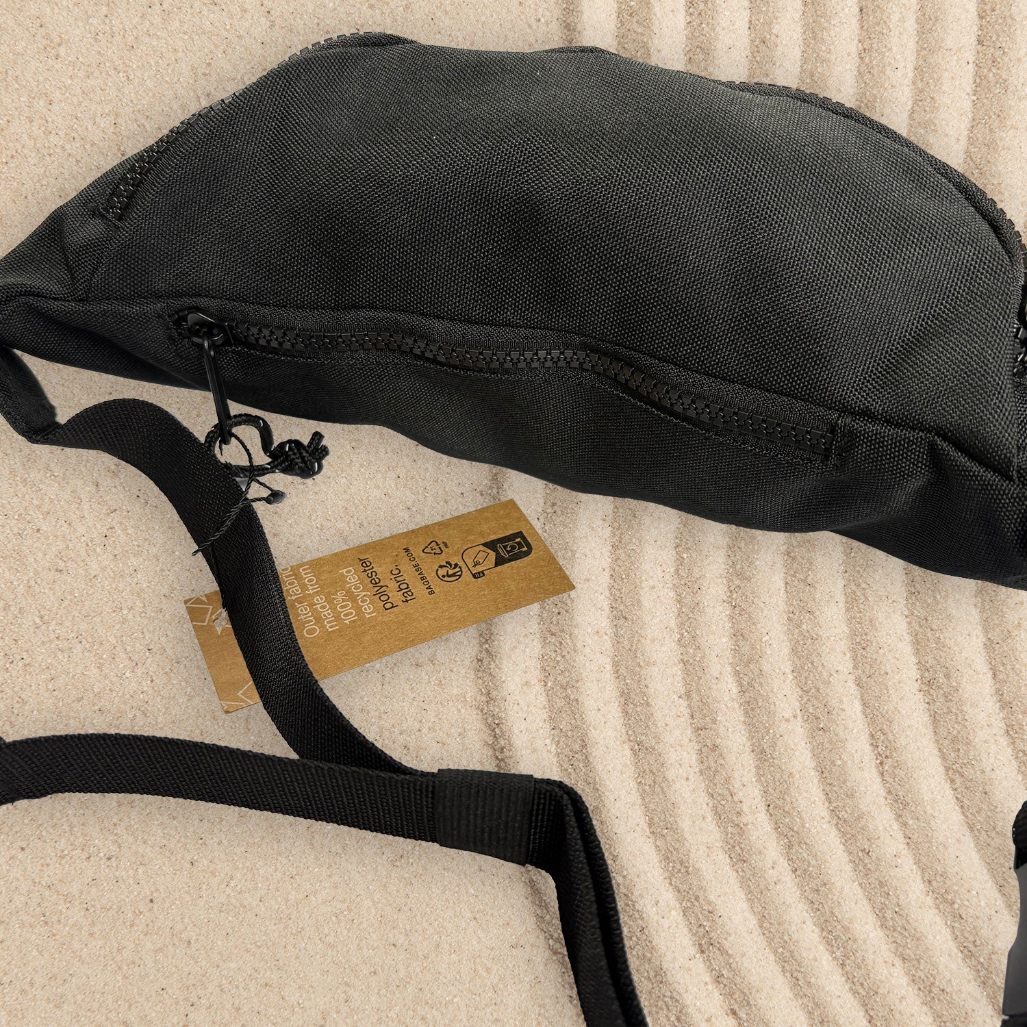 Surfers Essential Eco Bumbag, Black