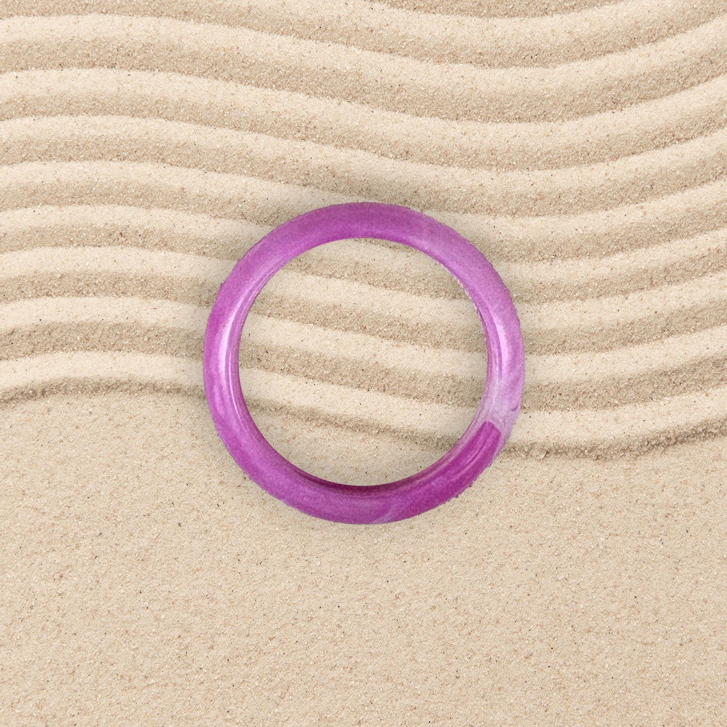 Cornish Inspired Recycled Plastic Ring, Pink